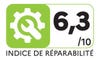 Indice de réparabilité : 6.3 sur 10