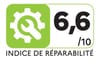 Indice de réparabilité : 6.6 sur 10