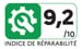 Indice de réparabilité : 9.2 sur 10