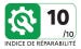 Indice de réparabilité : 10 sur 10