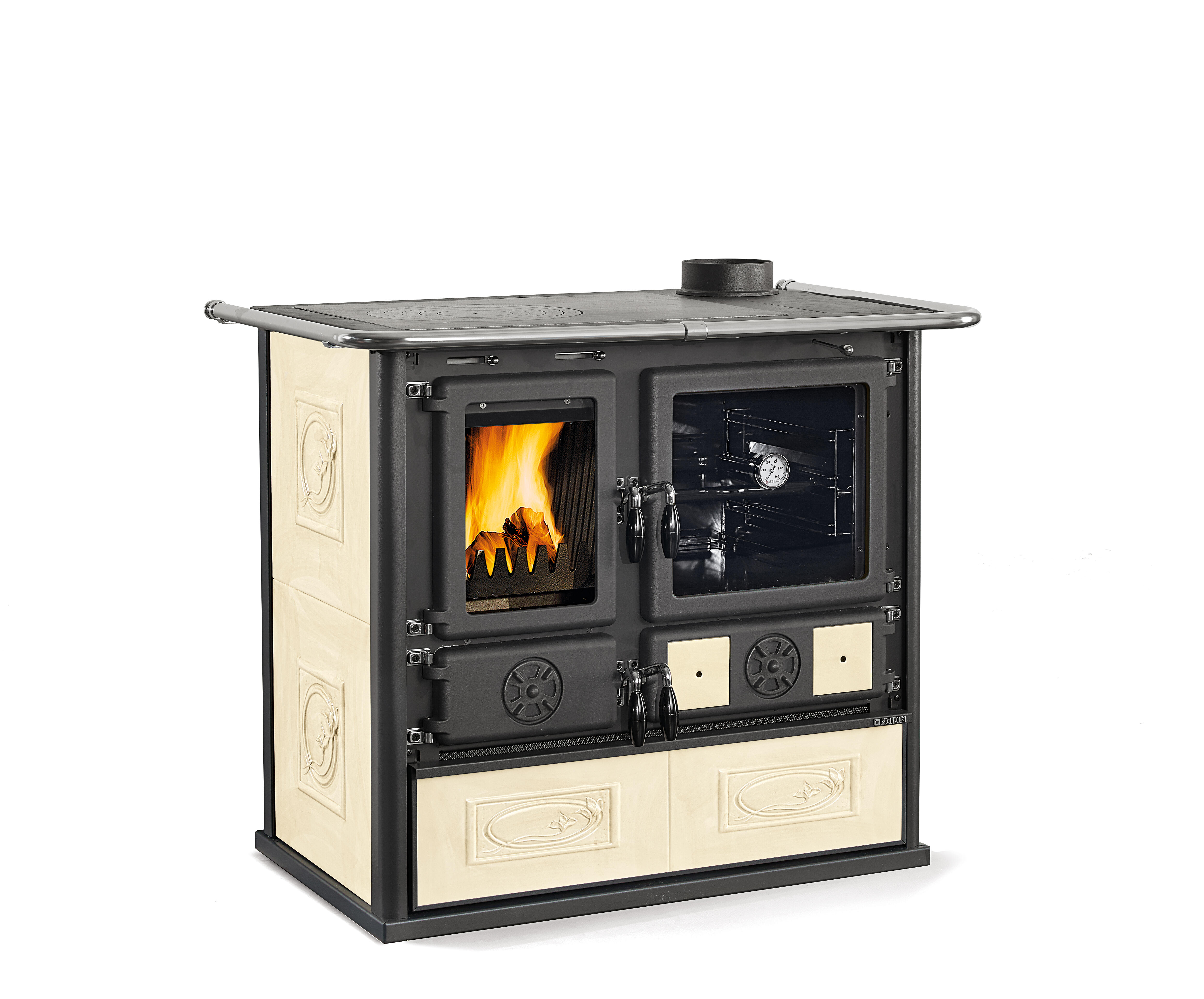 Cuisinière à bois LA NORDICA Cuisinières bois nordica rosa xxl beige — free download