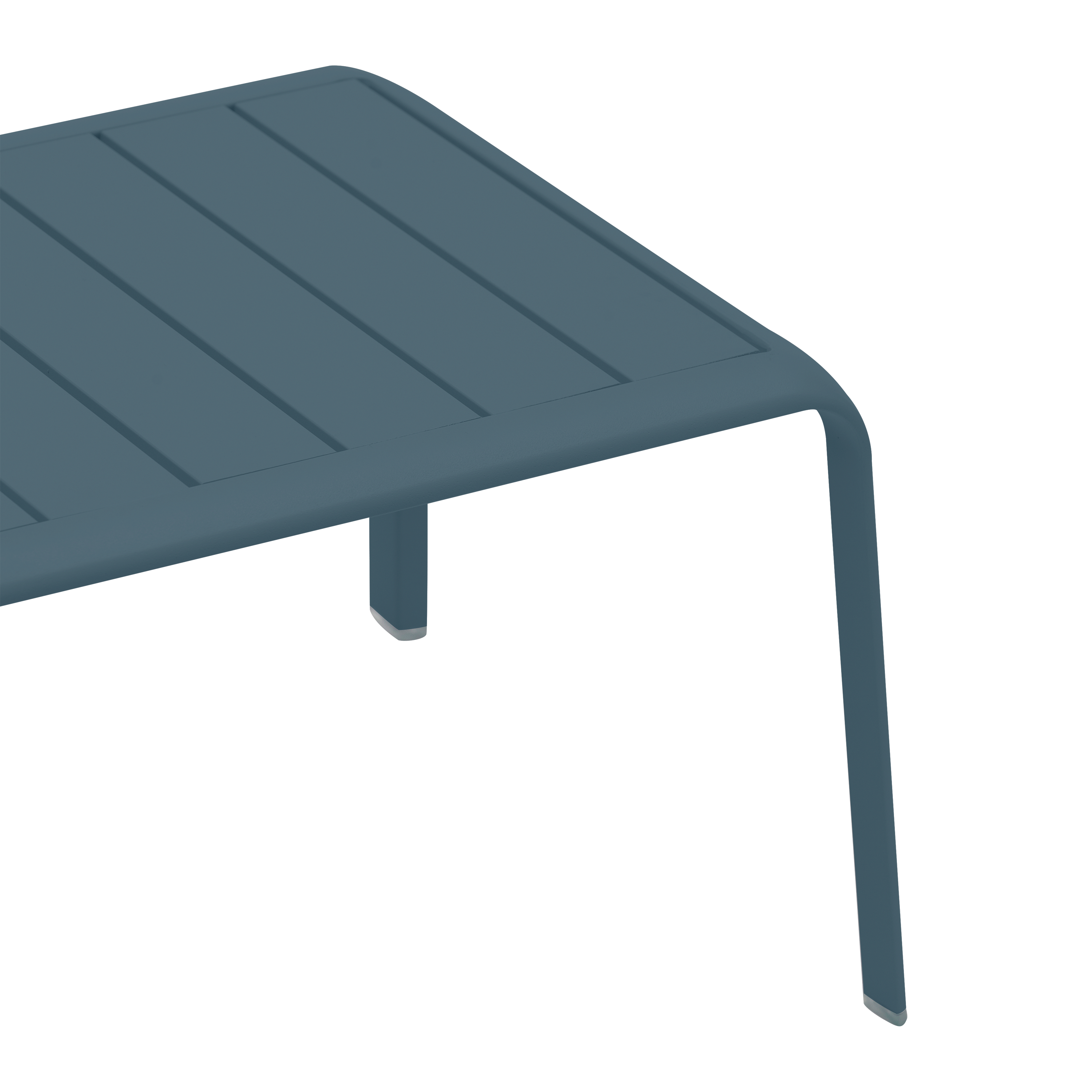 Table basse NATERIAL Idaho rectangulaire bleu 2 personnes - 7