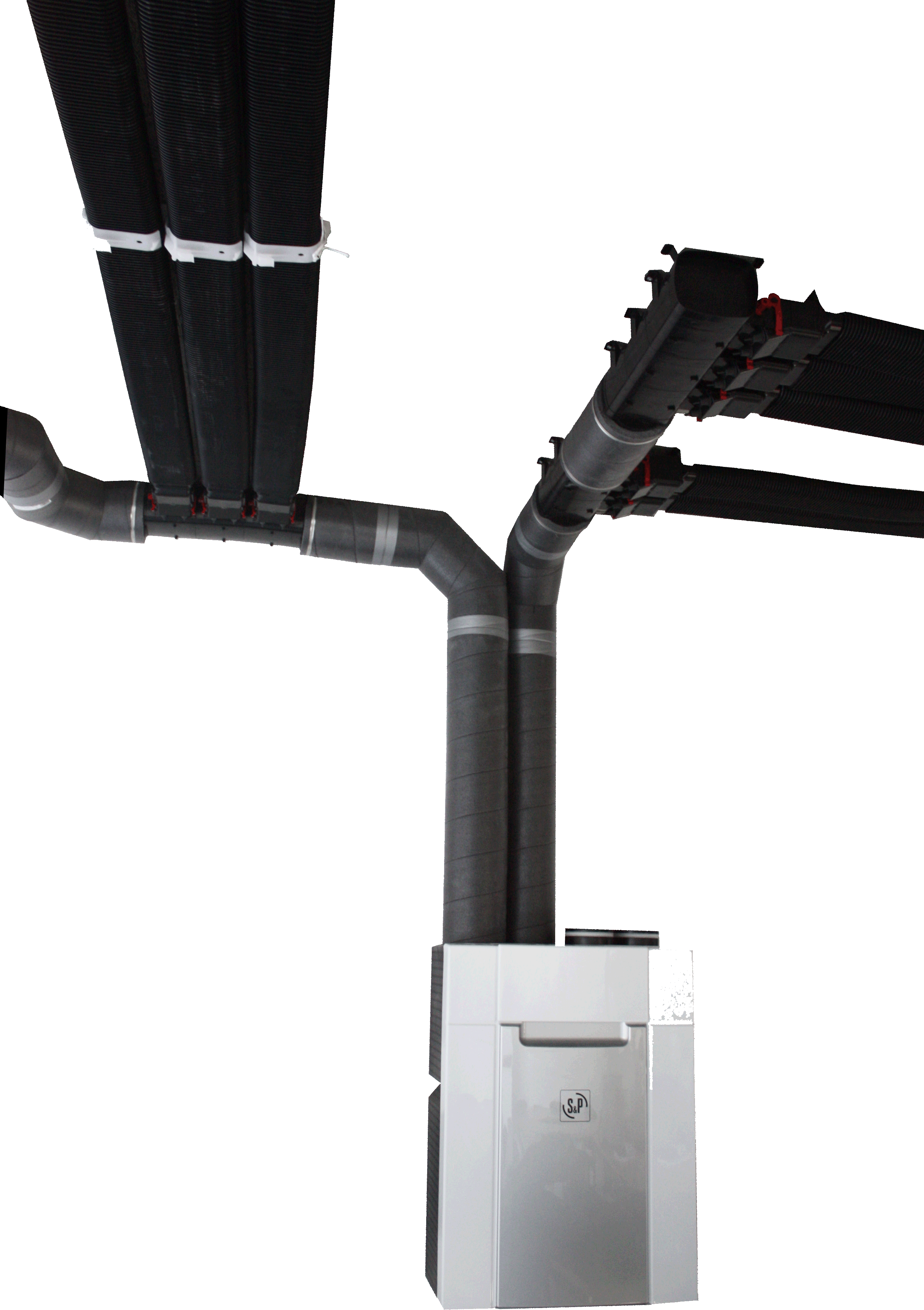 Conduit de ventilation oblong semi-rigide S&P, Diam.50 x 114 mm, L.25 m, Pluggit - 3