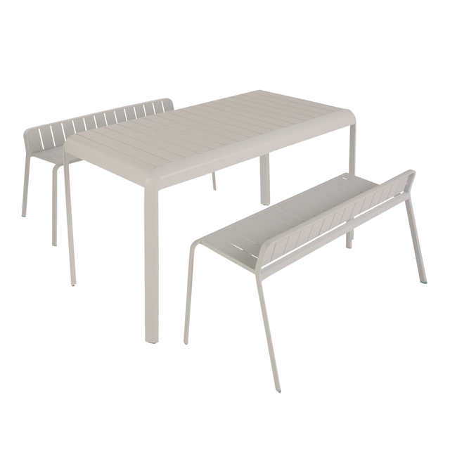 Conjunto de mesa e cadeiras  Alumínio NATERIAL