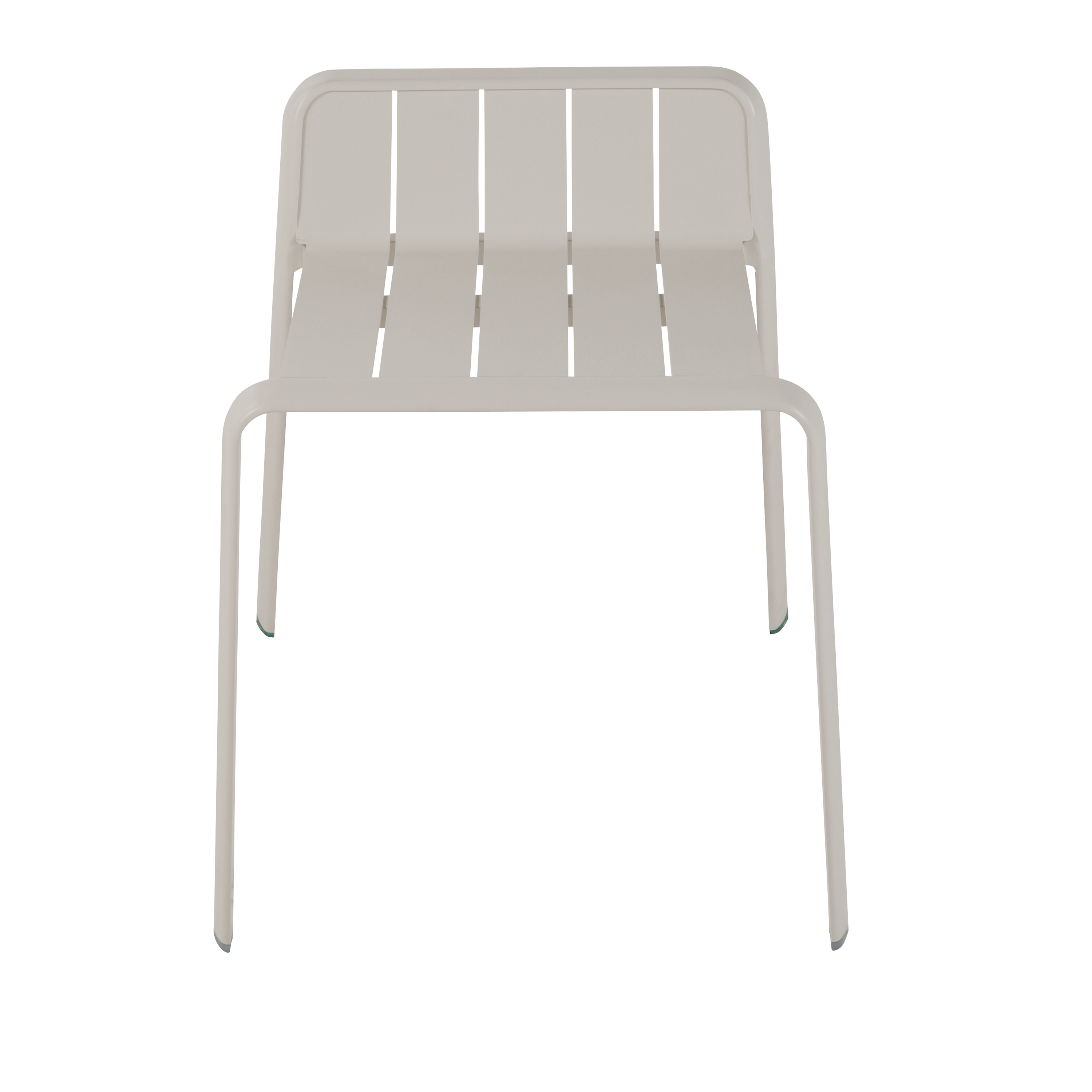 Sgabello da giardino in alluminio beige Idaho NATERIAL, 1 posto - 5