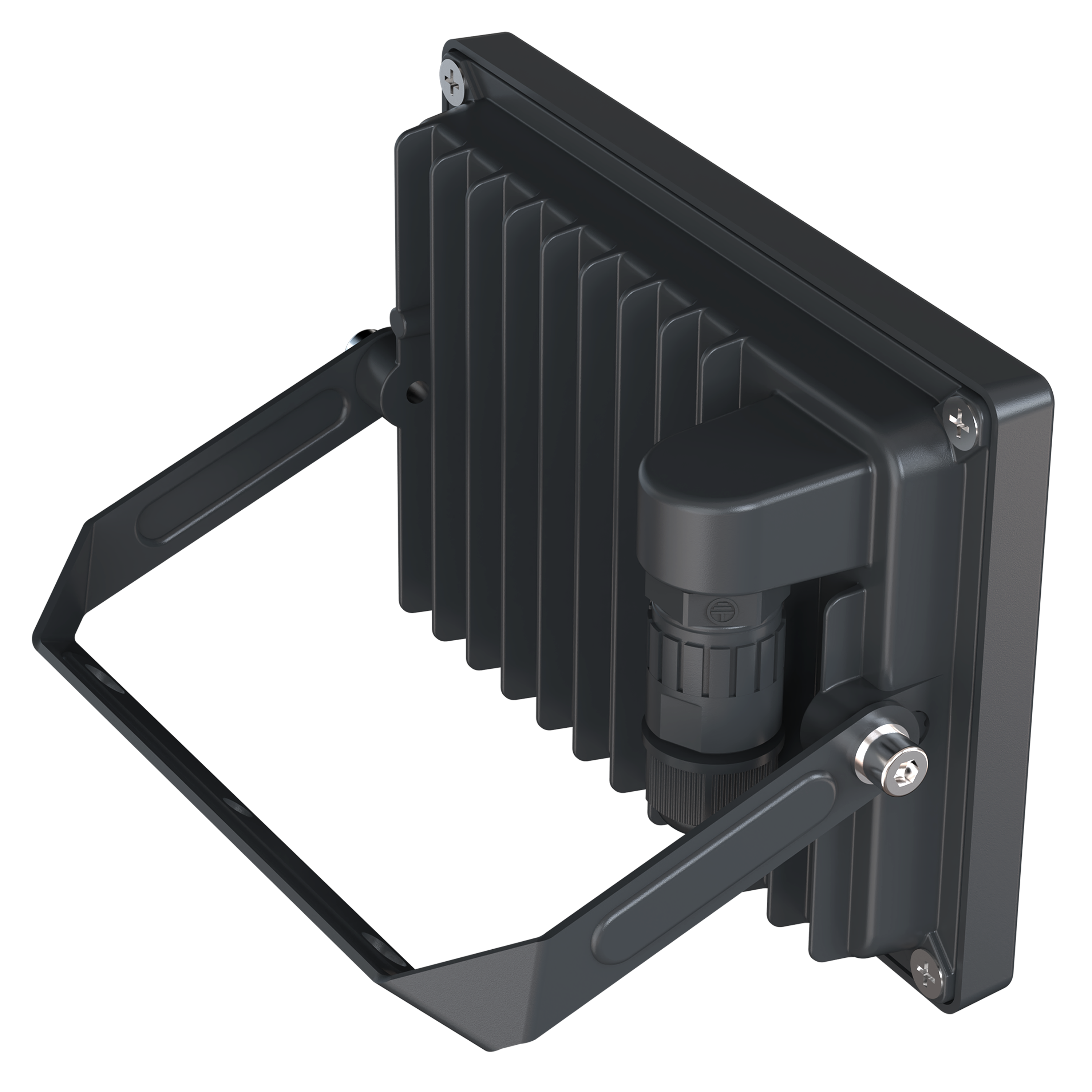 Projetor exterior led Yonkers 4000K 4200lm IP65 cinza Inspire - 5