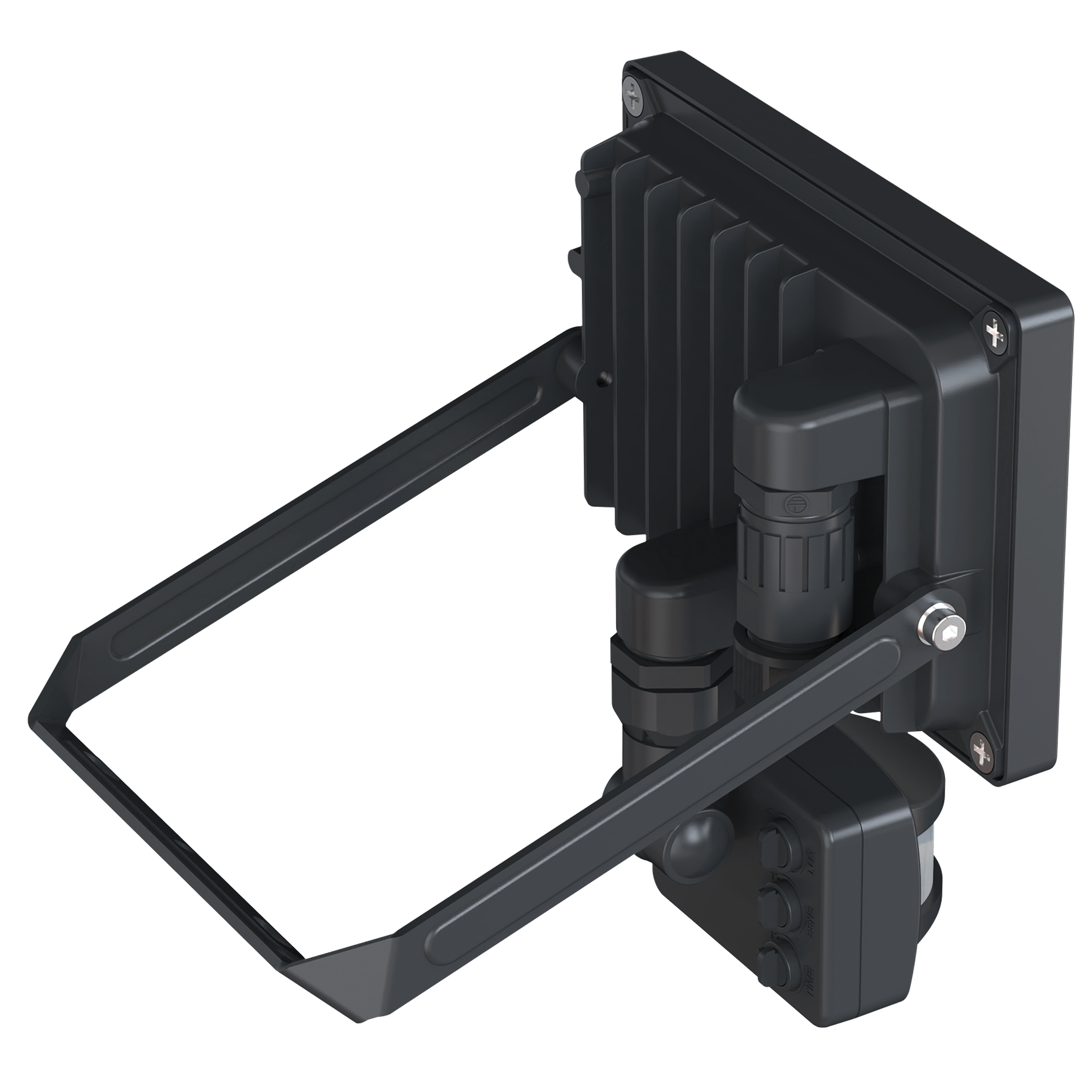 Faro da esterno con sensore di movimento Yonkers in alluminio, antracite, Modulo LED 20W INSPIRE - 4