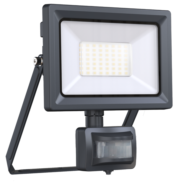 Projetor exterior led Yonkers 4000K 4200lm IP44 cinza Inspire