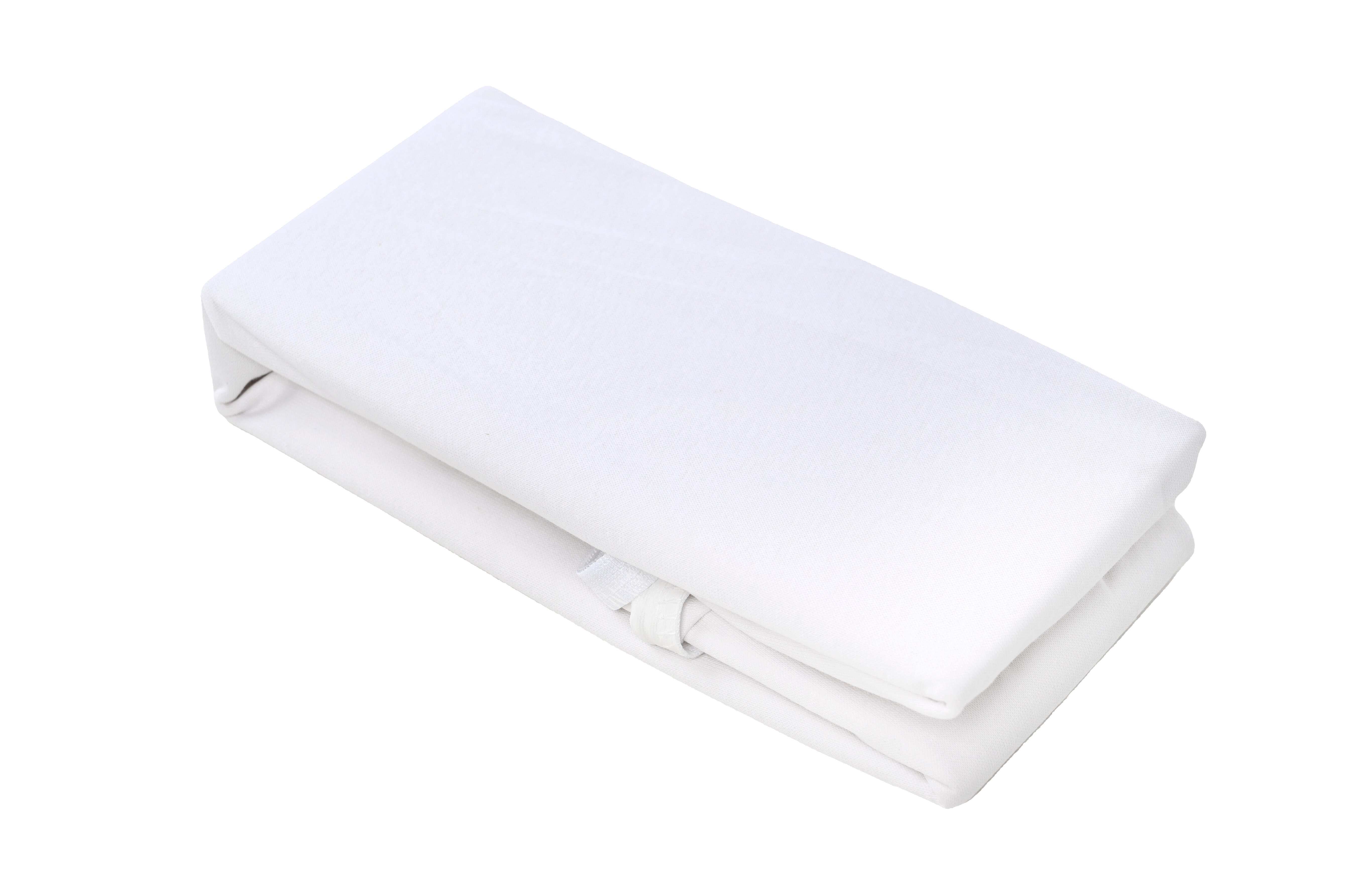 Funda de almohada algodón Punto Antiácaros lisa blanco  40 x 135 cm - 6