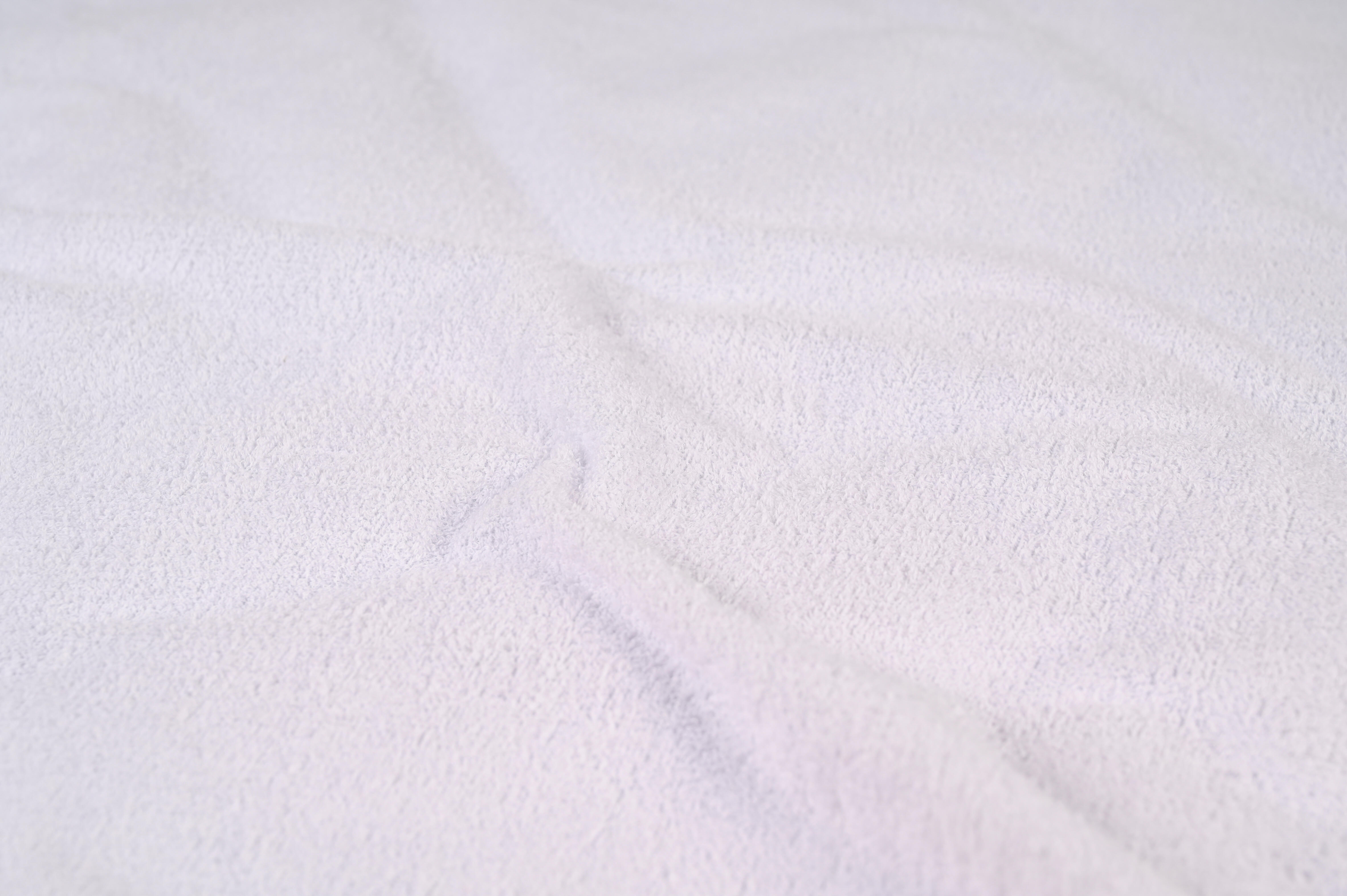 Protector de colchón Rizo Eco poliéster blanco para cama de 135 cm - 9