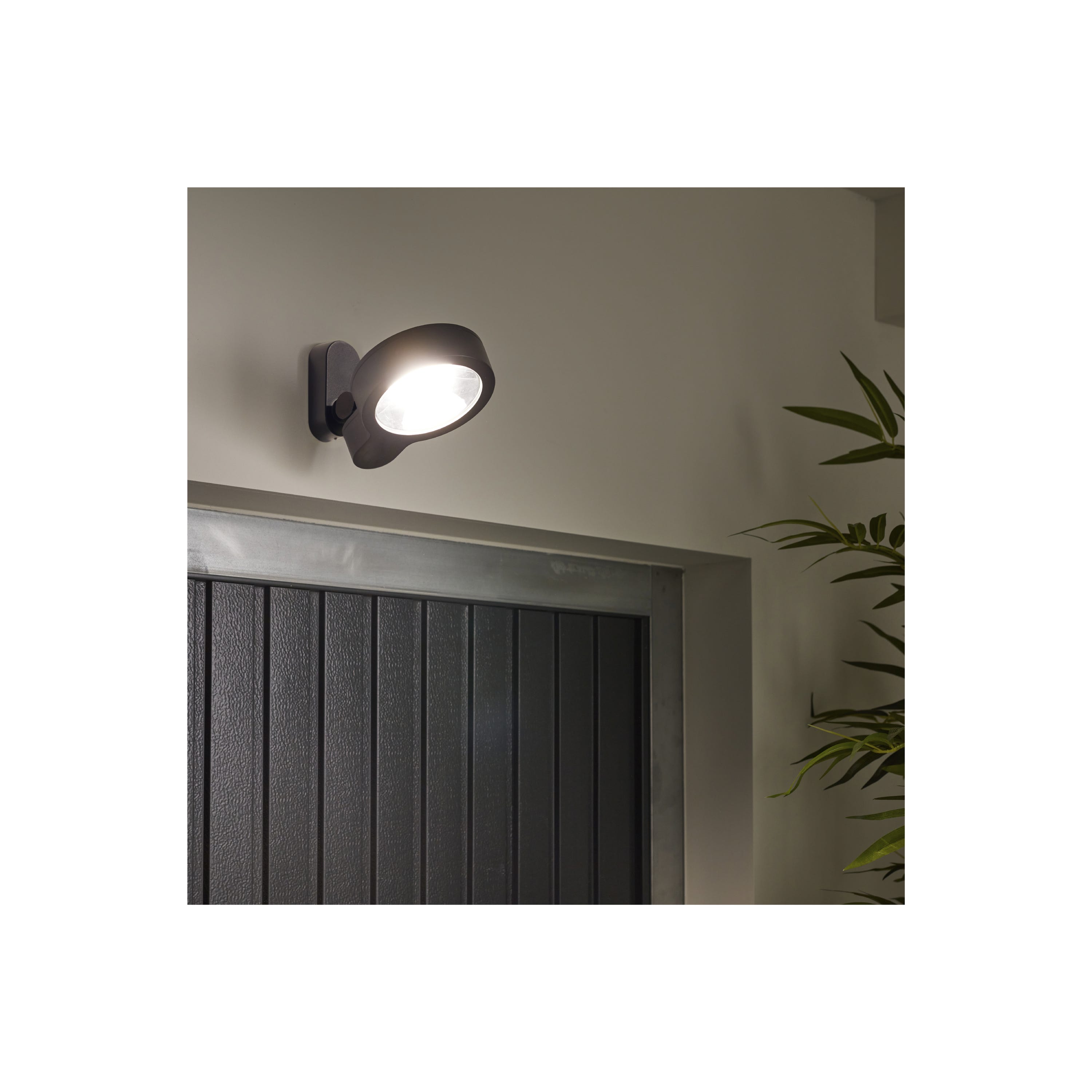 Projecteur extérieur LED, 4800 Lm noir Foggy INSPIRE | Leroy Merlin