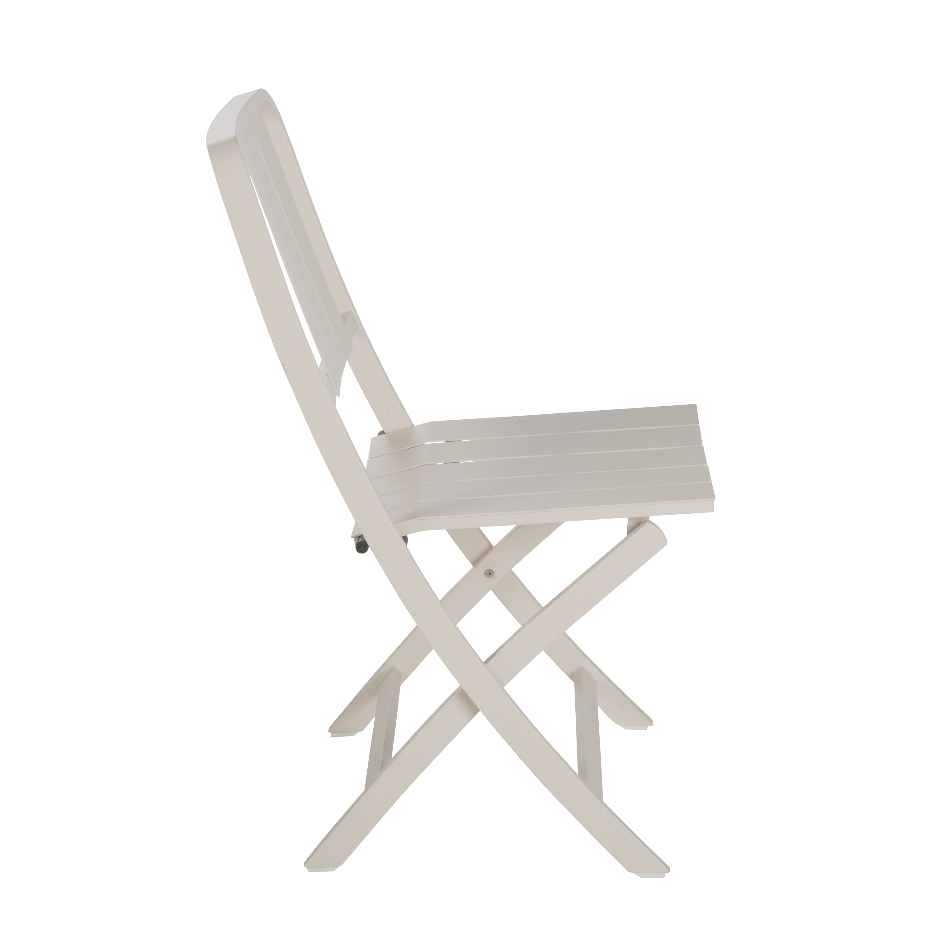 Sedia da giardino pieghevole in alluminio Idaho NATERIAL, seduta in alluminio beige - 9