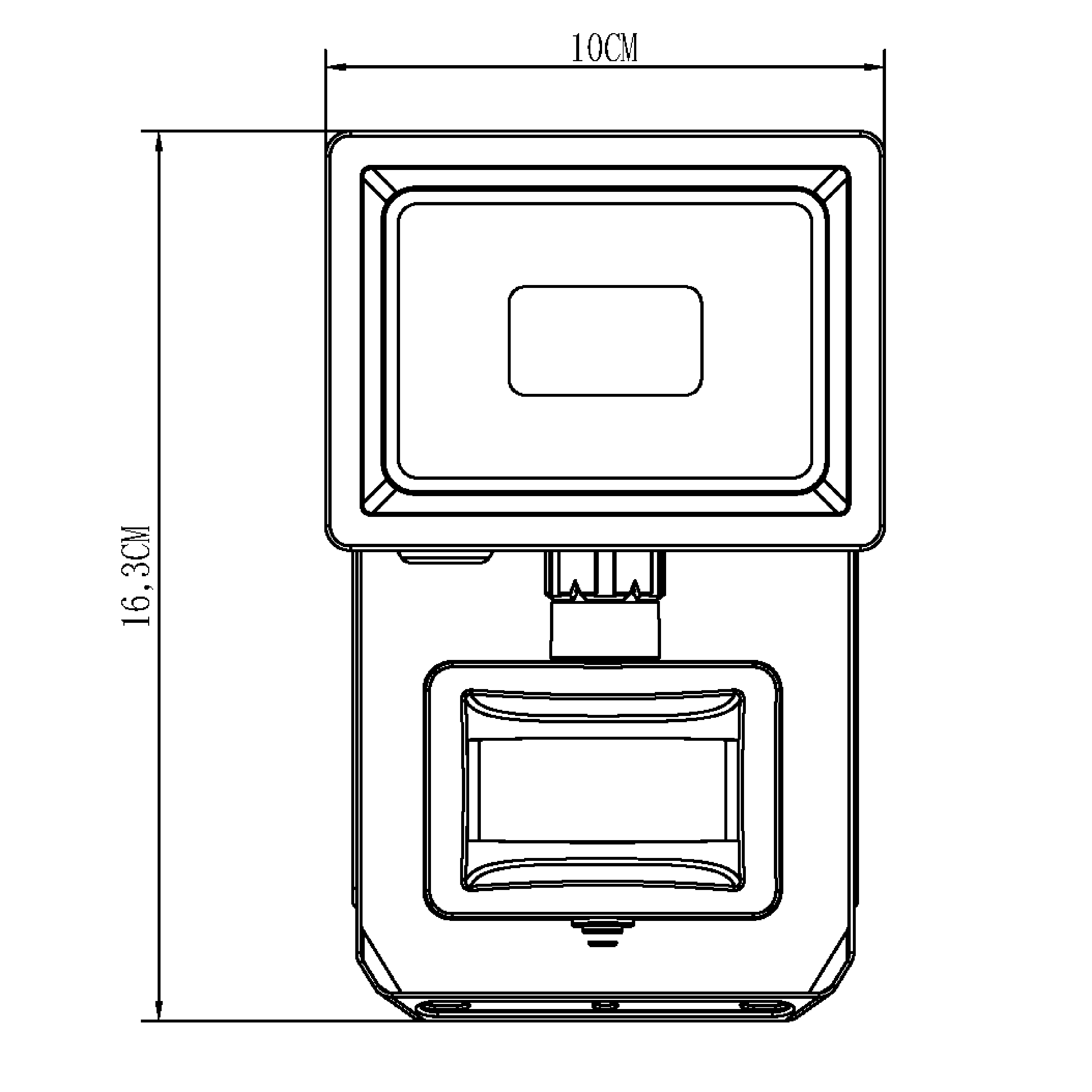 Projecteur extérieur LED à détection, 1350 Lm anthracite Yonkers INSPIRE - 8