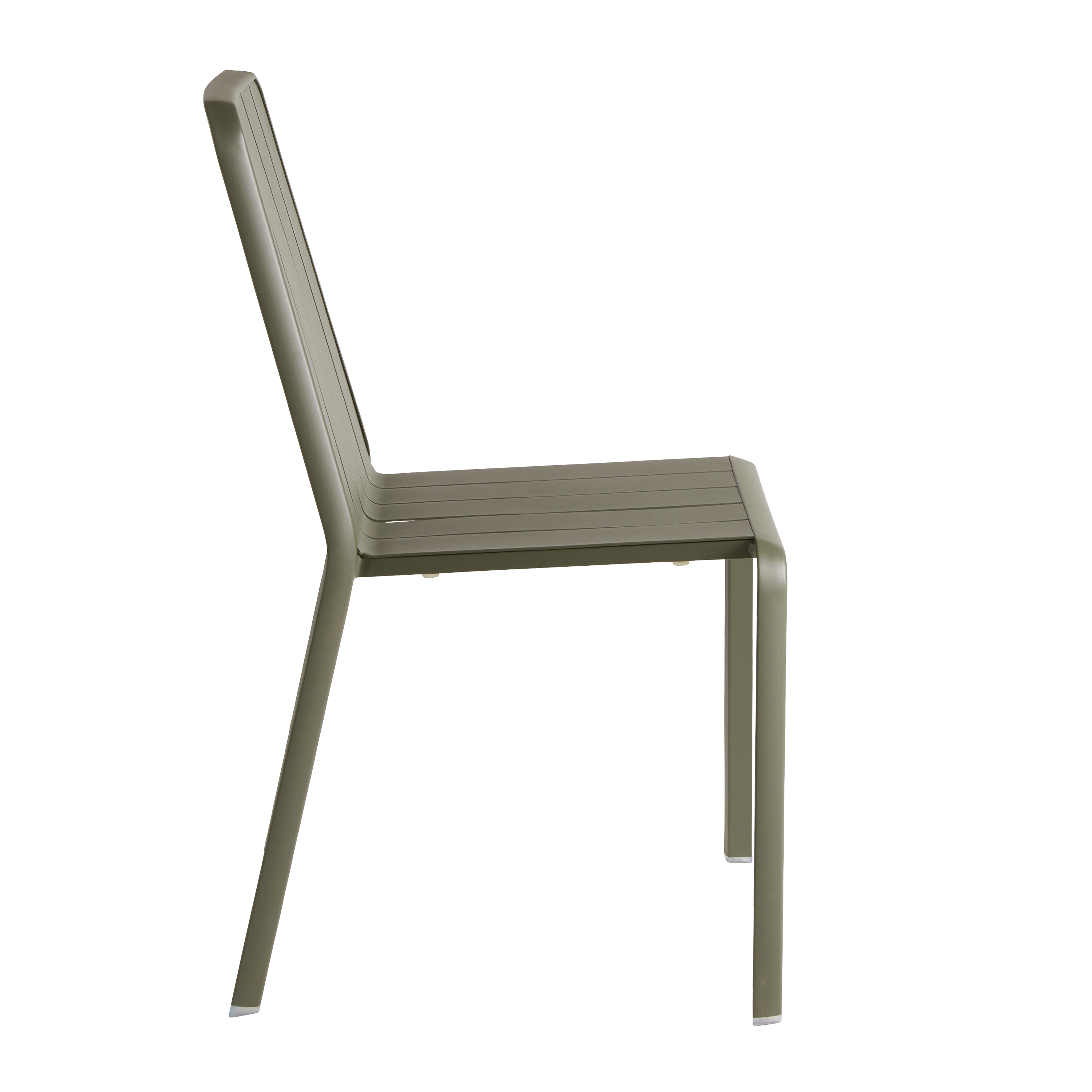 Sedia da giardino Idaho NATERIAL, struttura e seduta in alluminio verde - 13