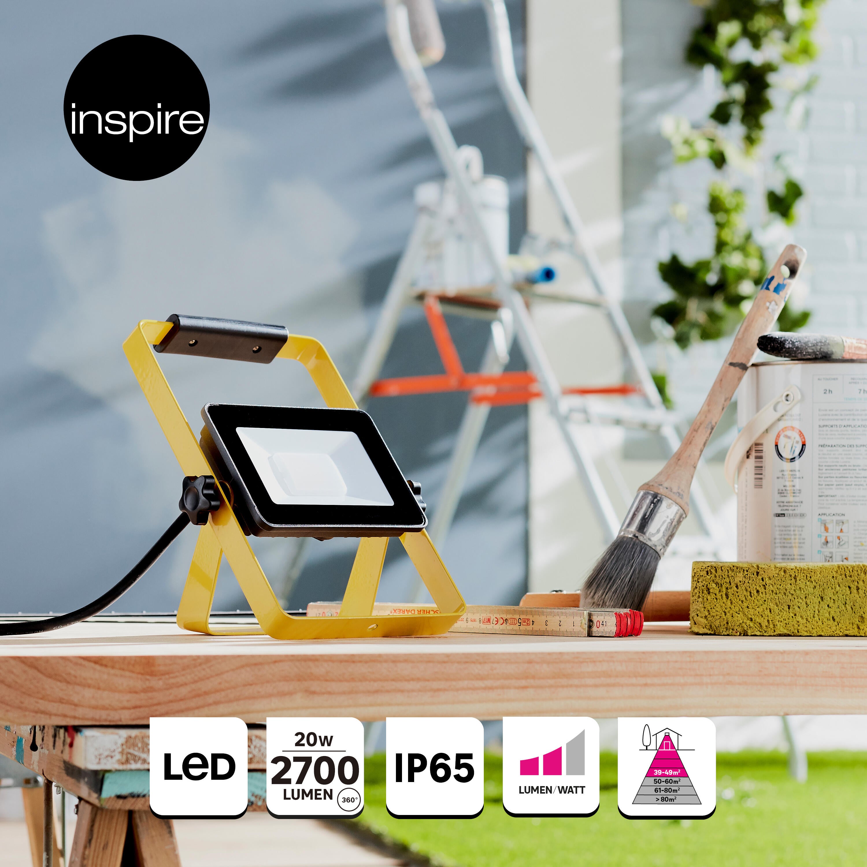 Proyector LED portátil Yonkers - 0