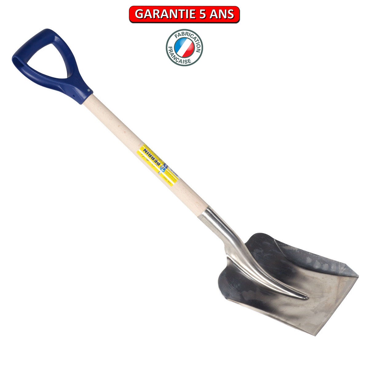 Pelle à neige auto alu PERRIN manche bois L.90 cm - 2