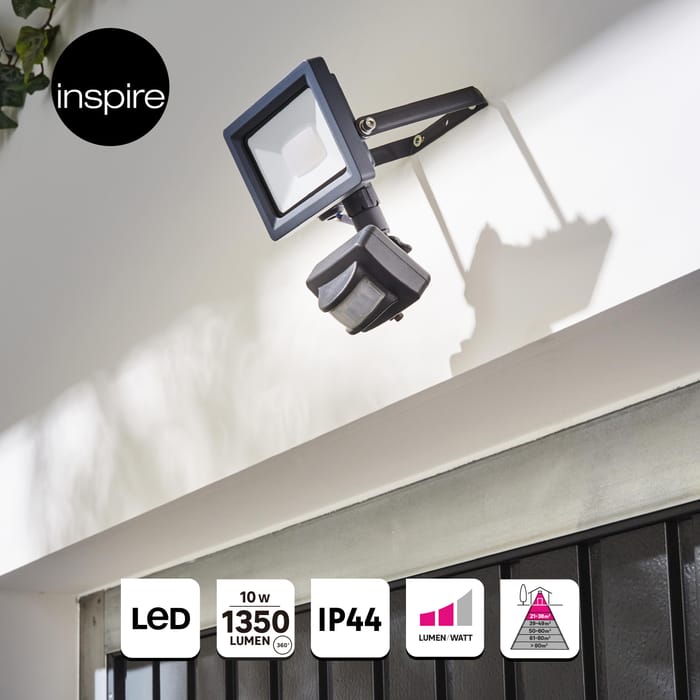 Foco fijo con módulo LED de detección