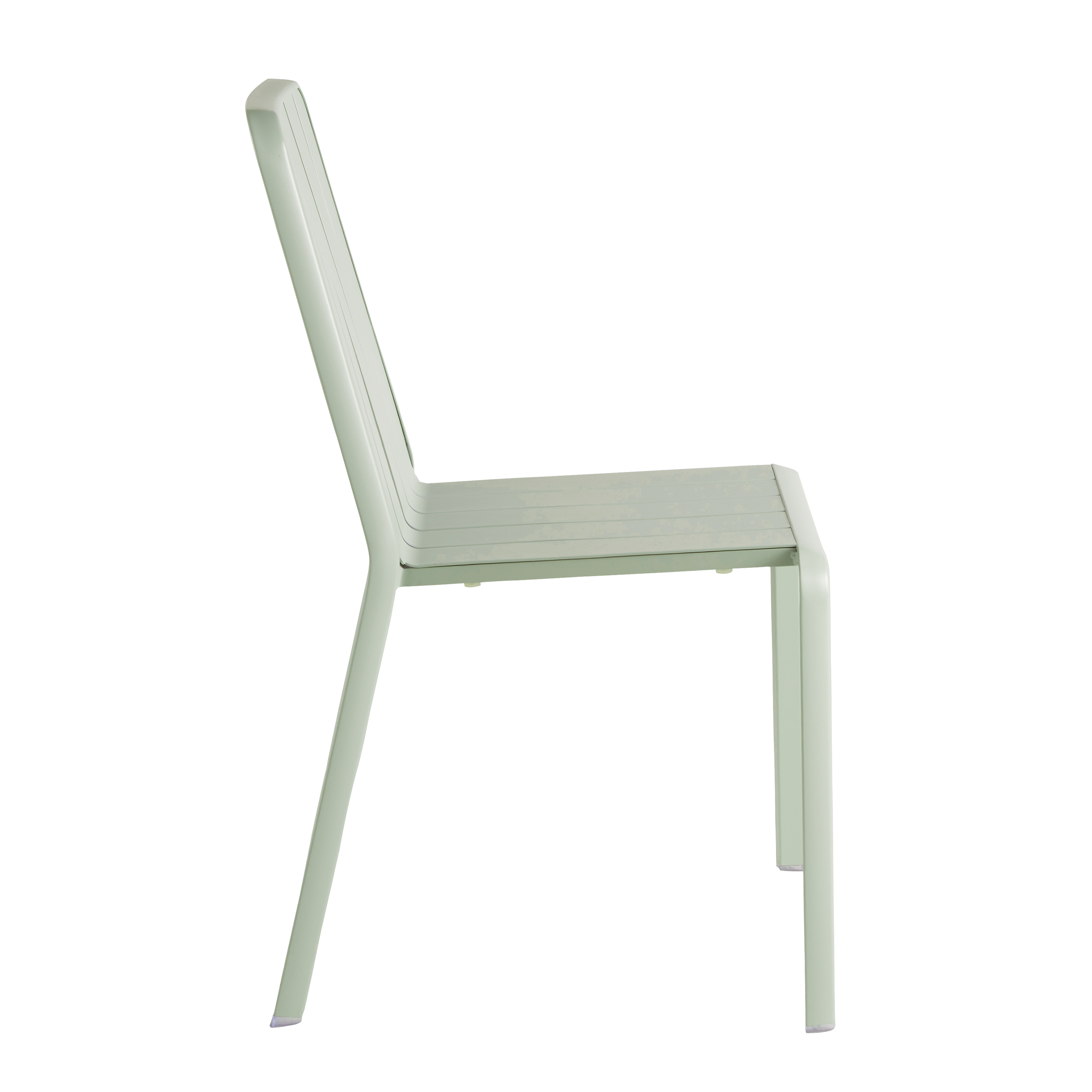 Sedia da giardino Idaho NATERIAL, struttura e seduta in alluminio verde - 4