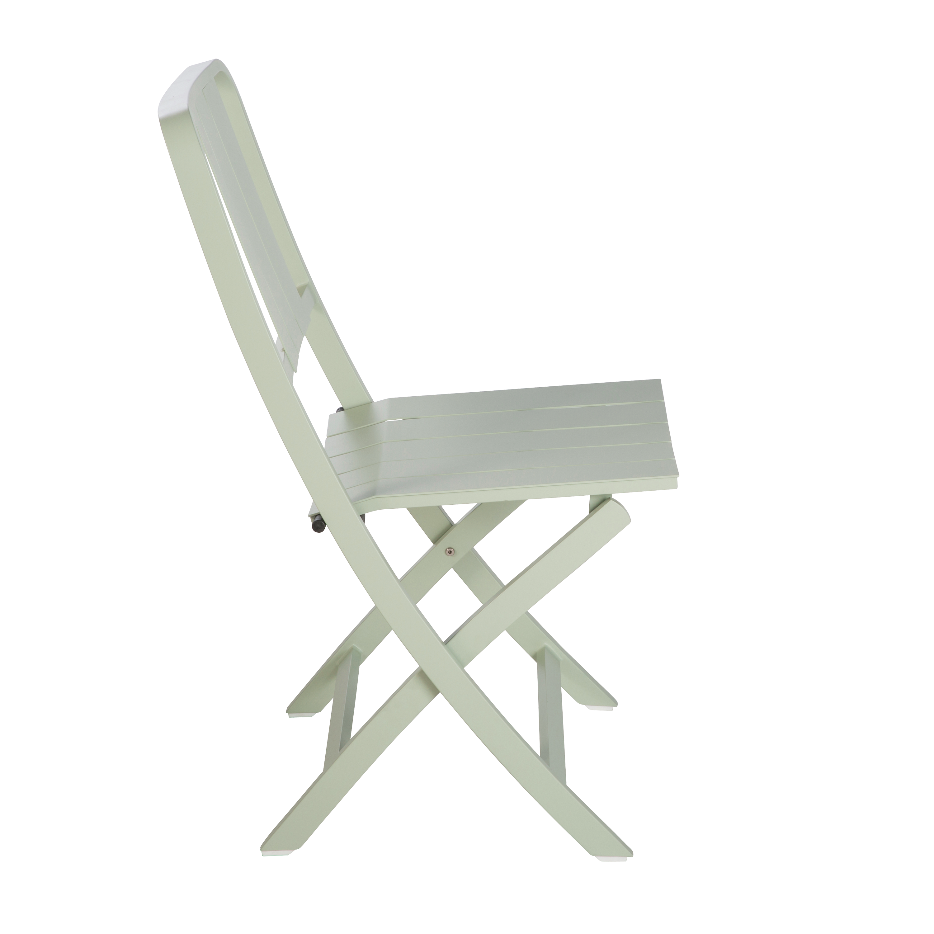 Sedia da giardino pieghevole Idaho NATERIAL, struttura e seduta in alluminio verde - 9
