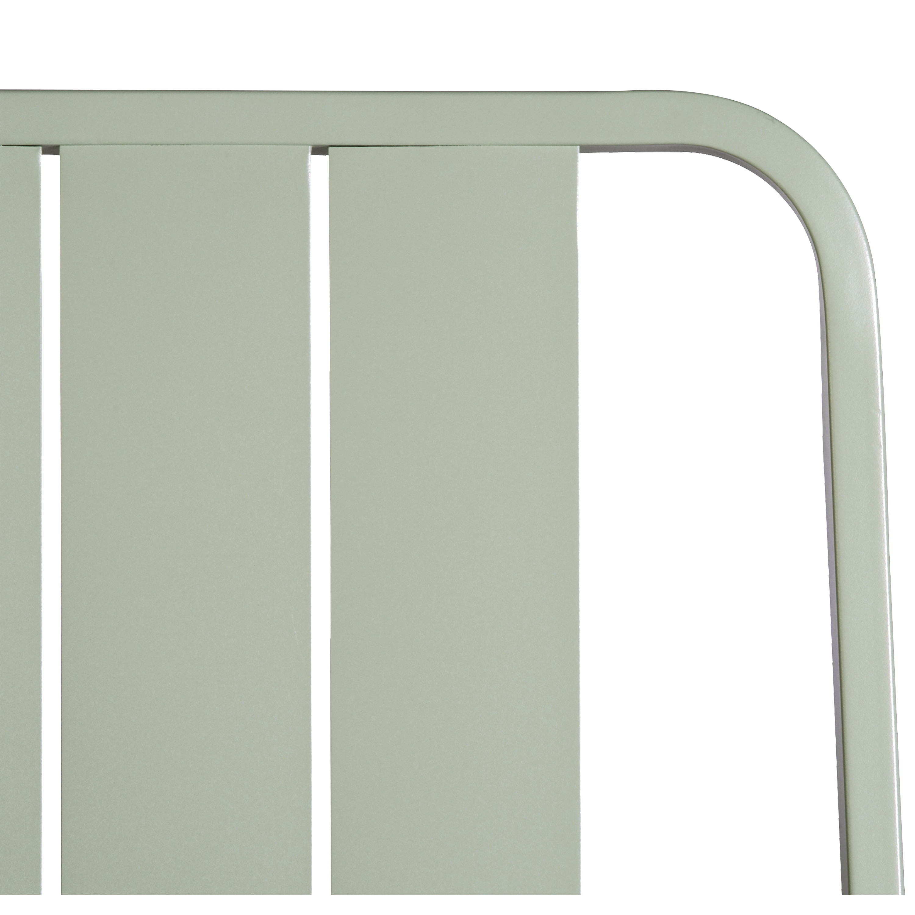 Sedia da giardino pieghevole Idaho NATERIAL, struttura e seduta in alluminio verde - 18