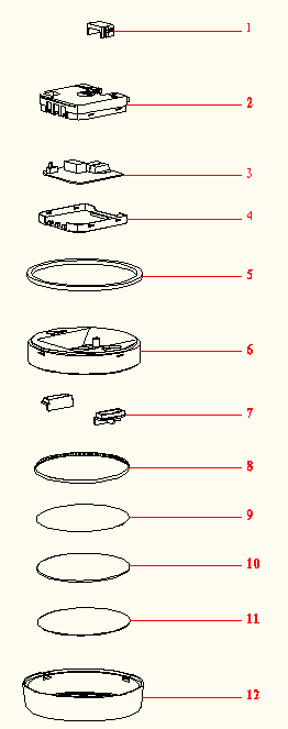 Oprawa LED Sanoa biała 17 cm IP44 Inspire - 13