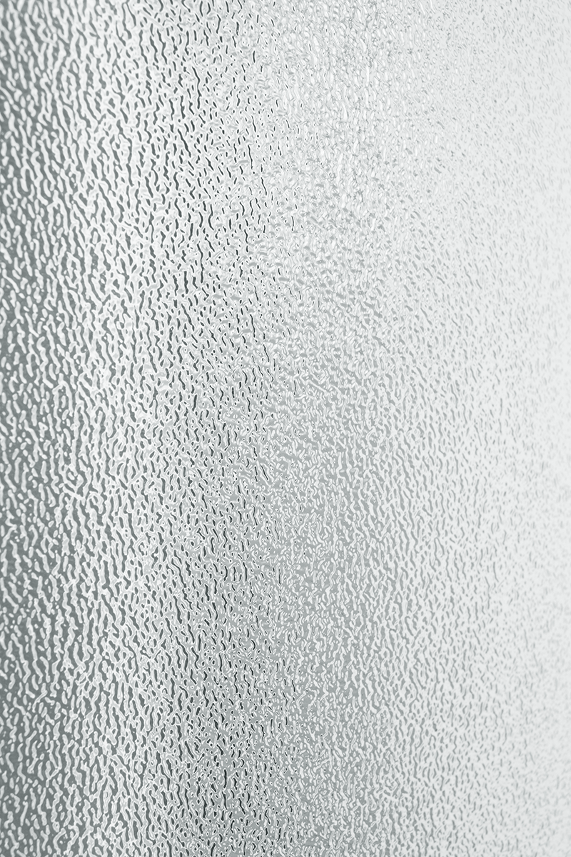 Box doccia angolare con porta scorrevole, vetro smerigliato 4 mm, L 70-80 cm x L 80 cm, H 185 cm, bianco Plumin 2.0 - 5