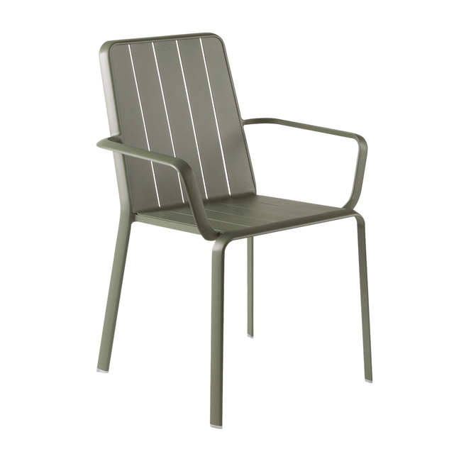 Fauteuil de jardin NATERIAL en aluminium vert
