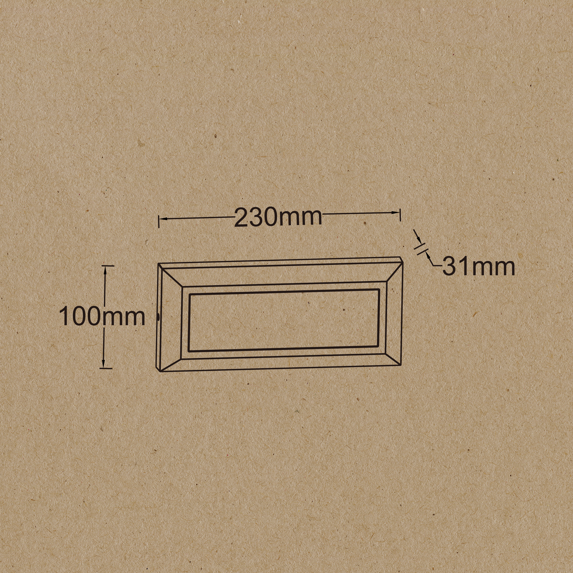 Candeeiro de parede exterior led Bronson 1400lm IP44 cinzento Inspire - 7