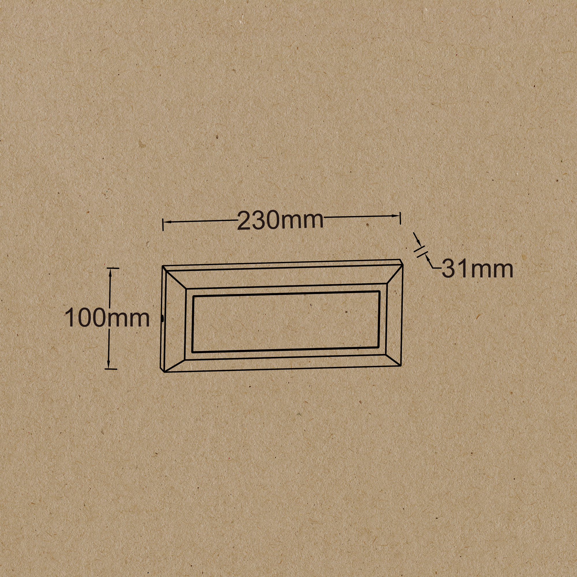Applique LED moderno da esterno Bronson bianco IP44, luce bianco naturale 1410 lumen, INSPIRE - 7