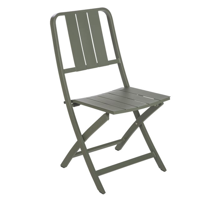 Chaise Idaho en Aluminium Vert
