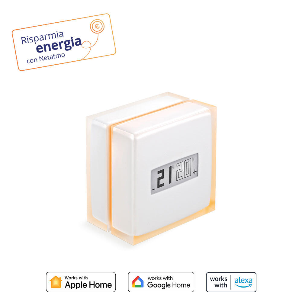 Termostato intelligente e connesso NETATMO INK010 bianco - 12
