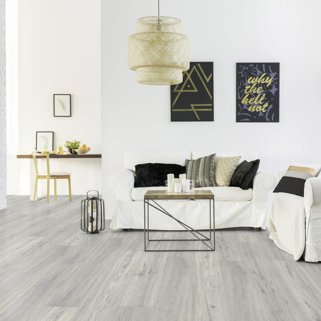Lame PVC clipsable medio GERFLOR Senso 20 lock cashew clear bois gris