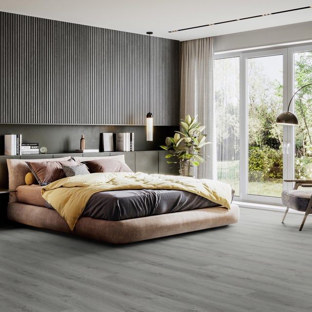 Lame PVC clipsable medio GERFLOR Senso 20 lock lumber grey bois gris