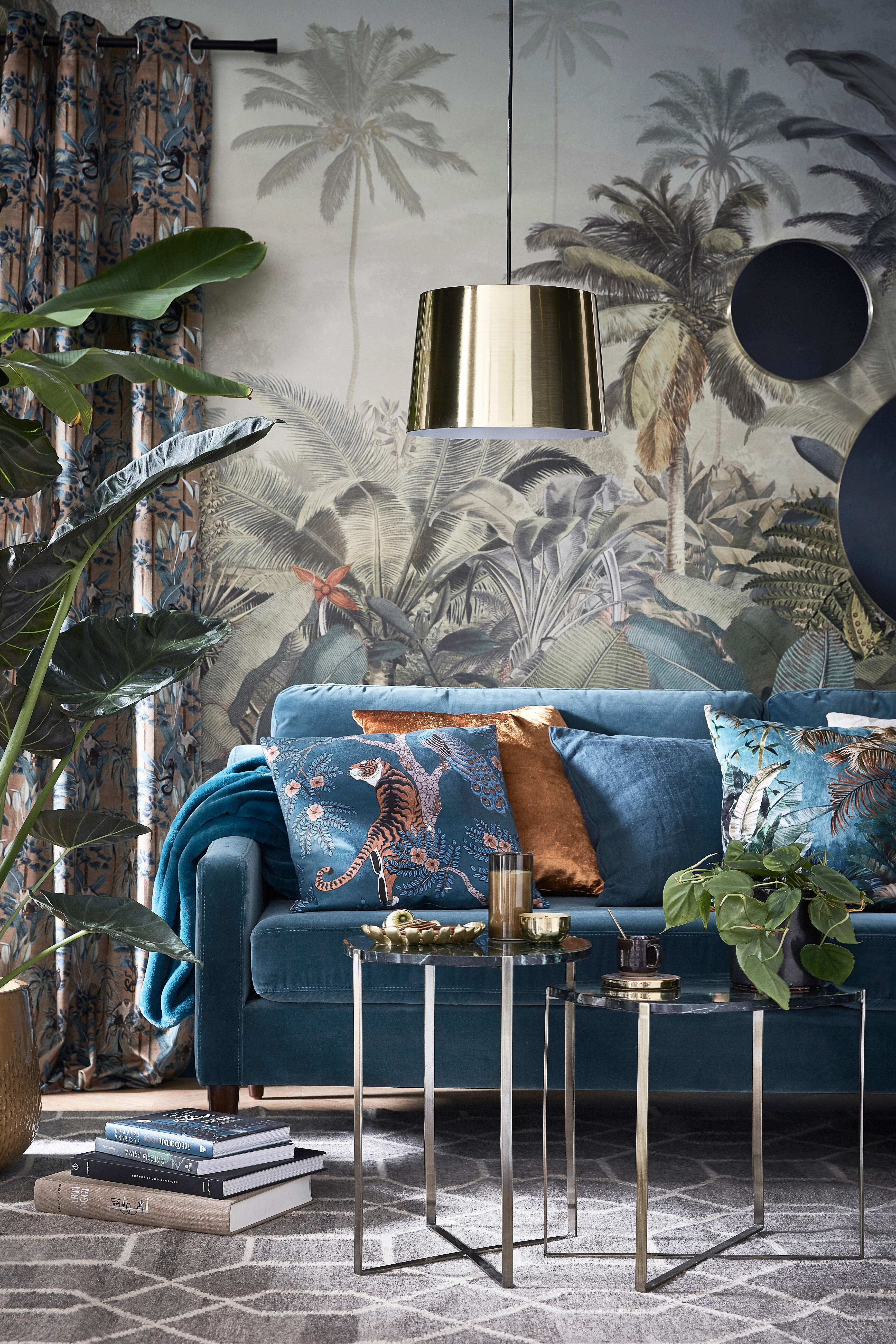 Papier peint panoramique Amazonia beige et vert intissé KOMAR l.368.0 x H.248.0 - 4