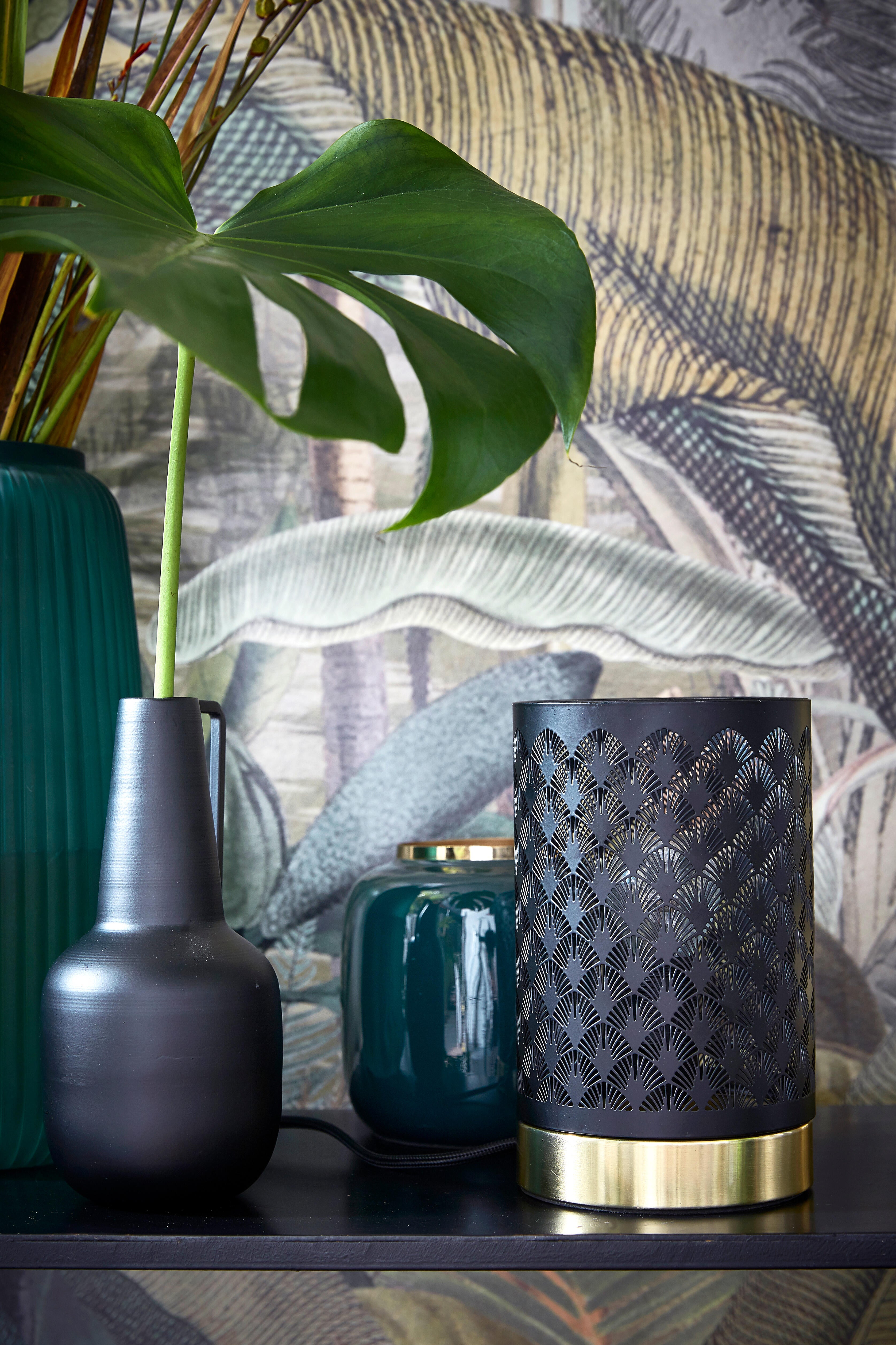 Lampe de bureau Neolia, acier, noir, H.16 cm, E14 - 3