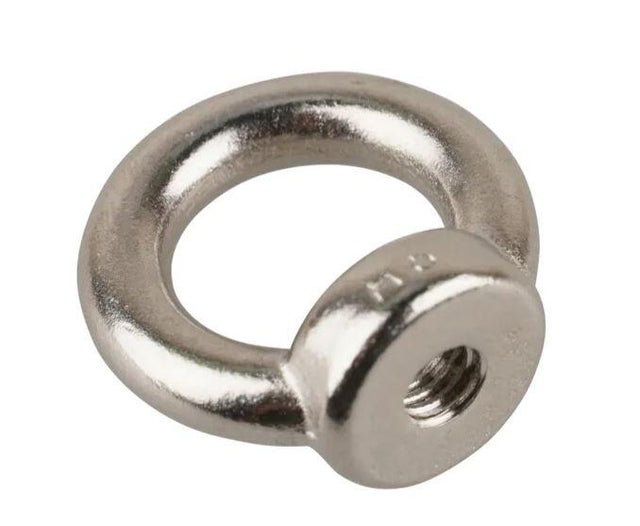 Ecrou à anneau M6 inox A4 Ø6mm