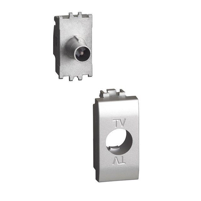 Presa Antenna TV Per BTicino Living - Modulo Nero, Compatibile Con Placche Originali - Foto 2