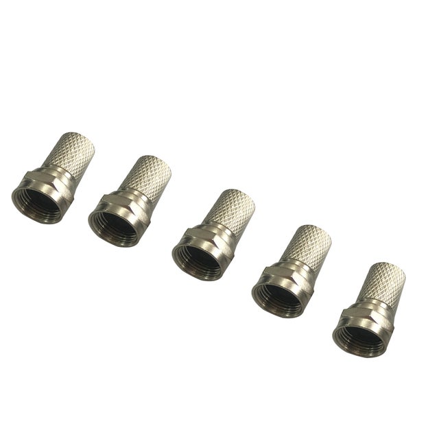 Lot de 5 fiches mâle, Lexman