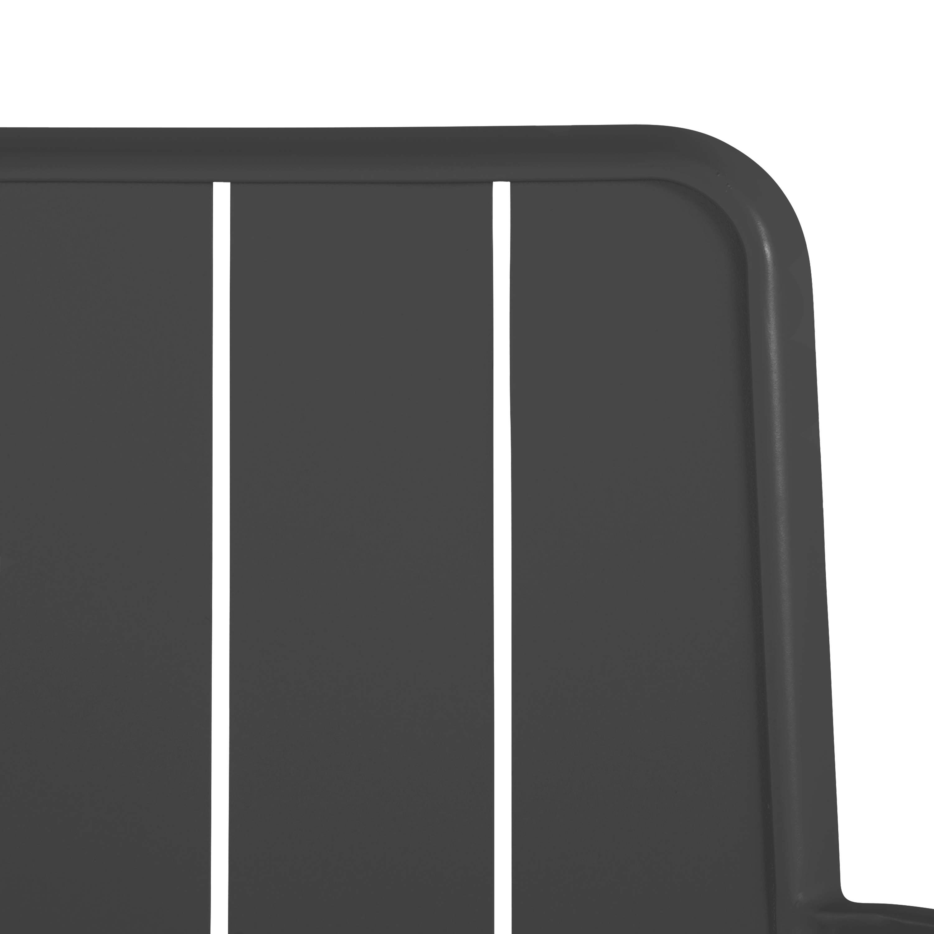 Sedia da giardino con braccioli Idaho NATERIAL, struttura in alluminio grigio, seduta in alluminio antracite - 10