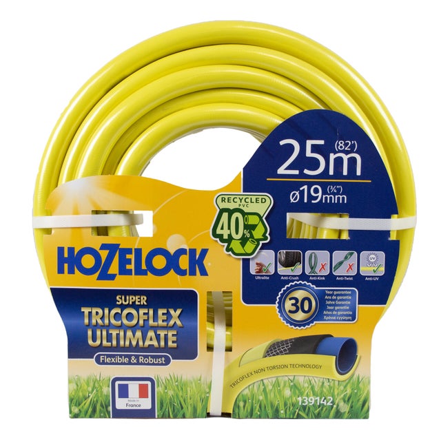 Tuyau d'arrosage HOZELOCK Supertricoflex L.25 m, Diam.18.5 mm