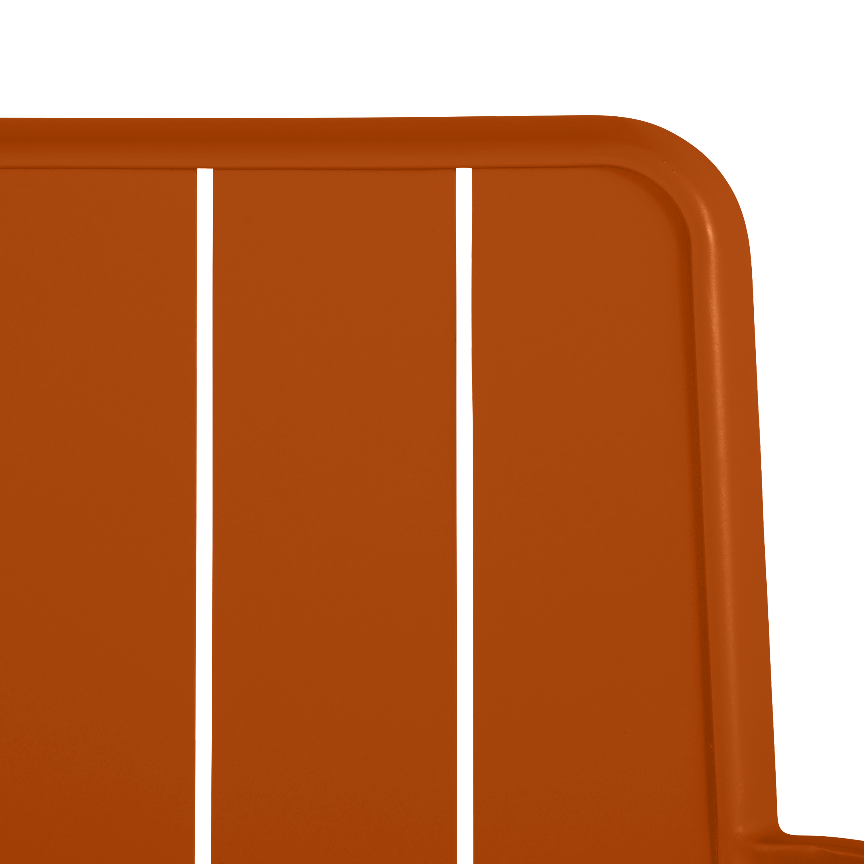 Sedia da giardino in alluminio con braccioli Idaho NATERIAL, seduta in alluminio arancione - 10