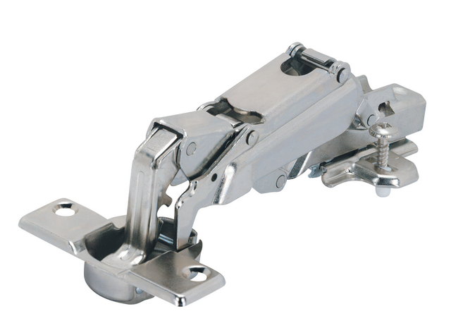 Cerniera invisibile per mobili reversibile 165° in acciaio H 35 X L 60 mm