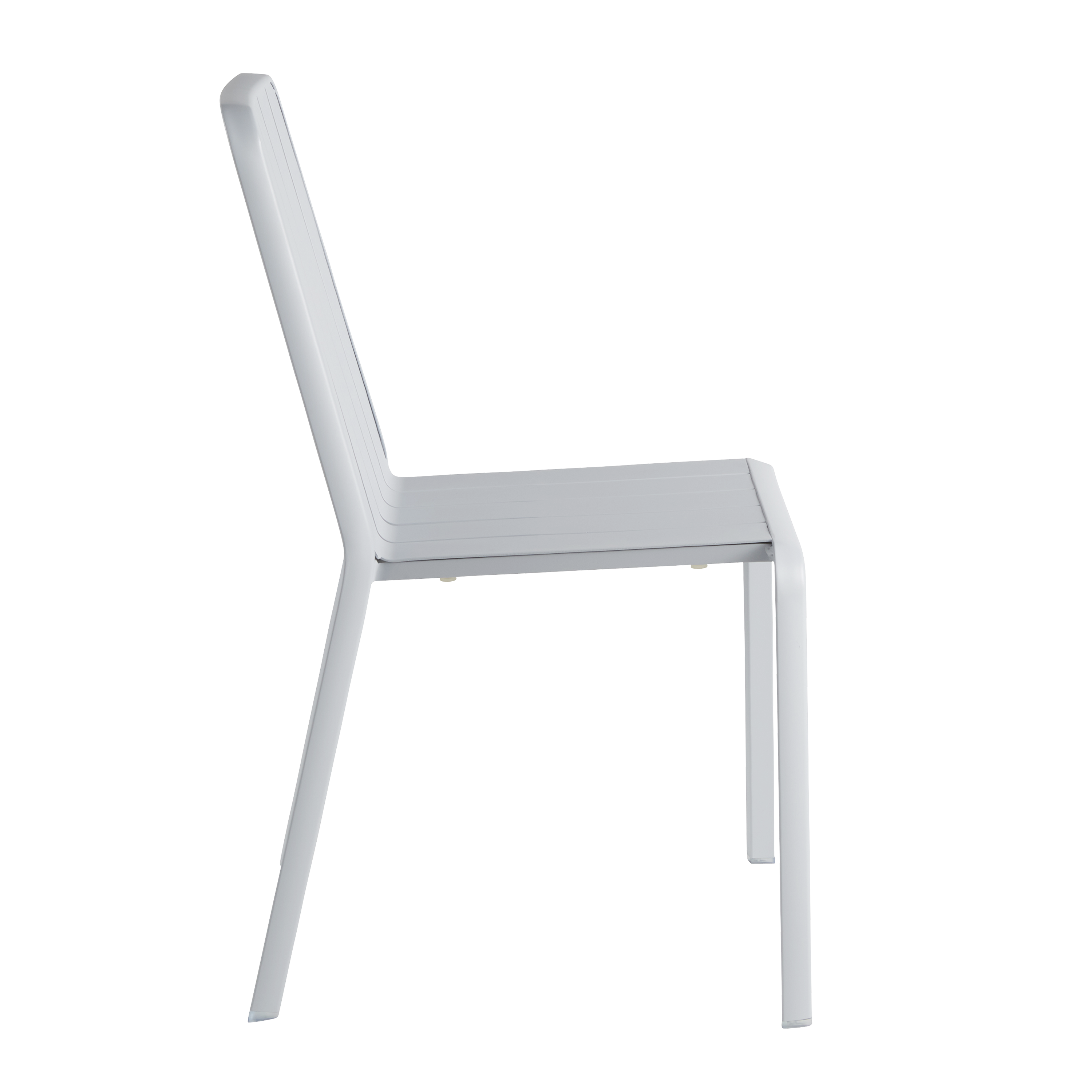 Sedia da giardino Idaho NATERIAL, struttura e seduta in alluminio grigio - 6