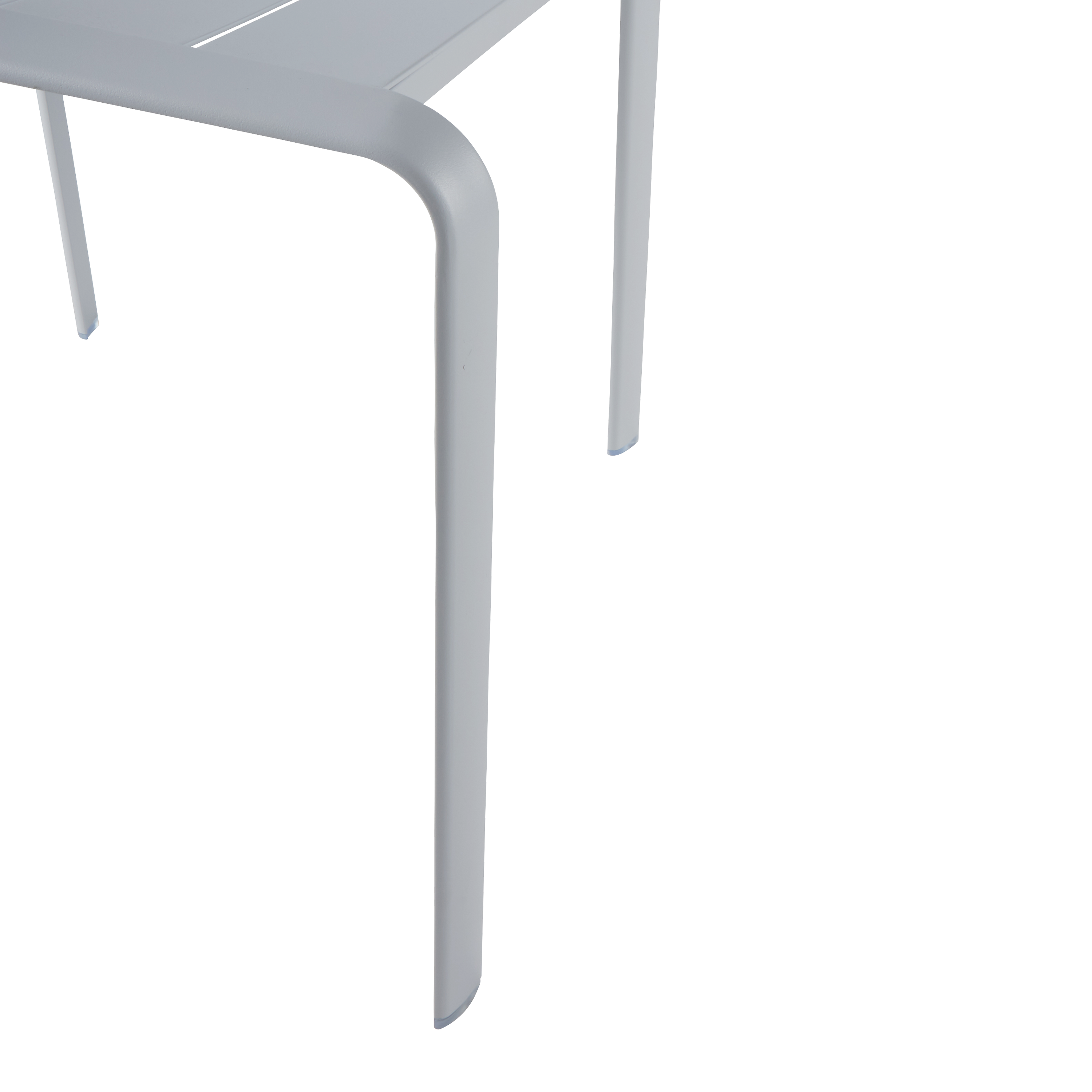 Sedia da giardino Idaho NATERIAL, struttura e seduta in alluminio grigio - 11