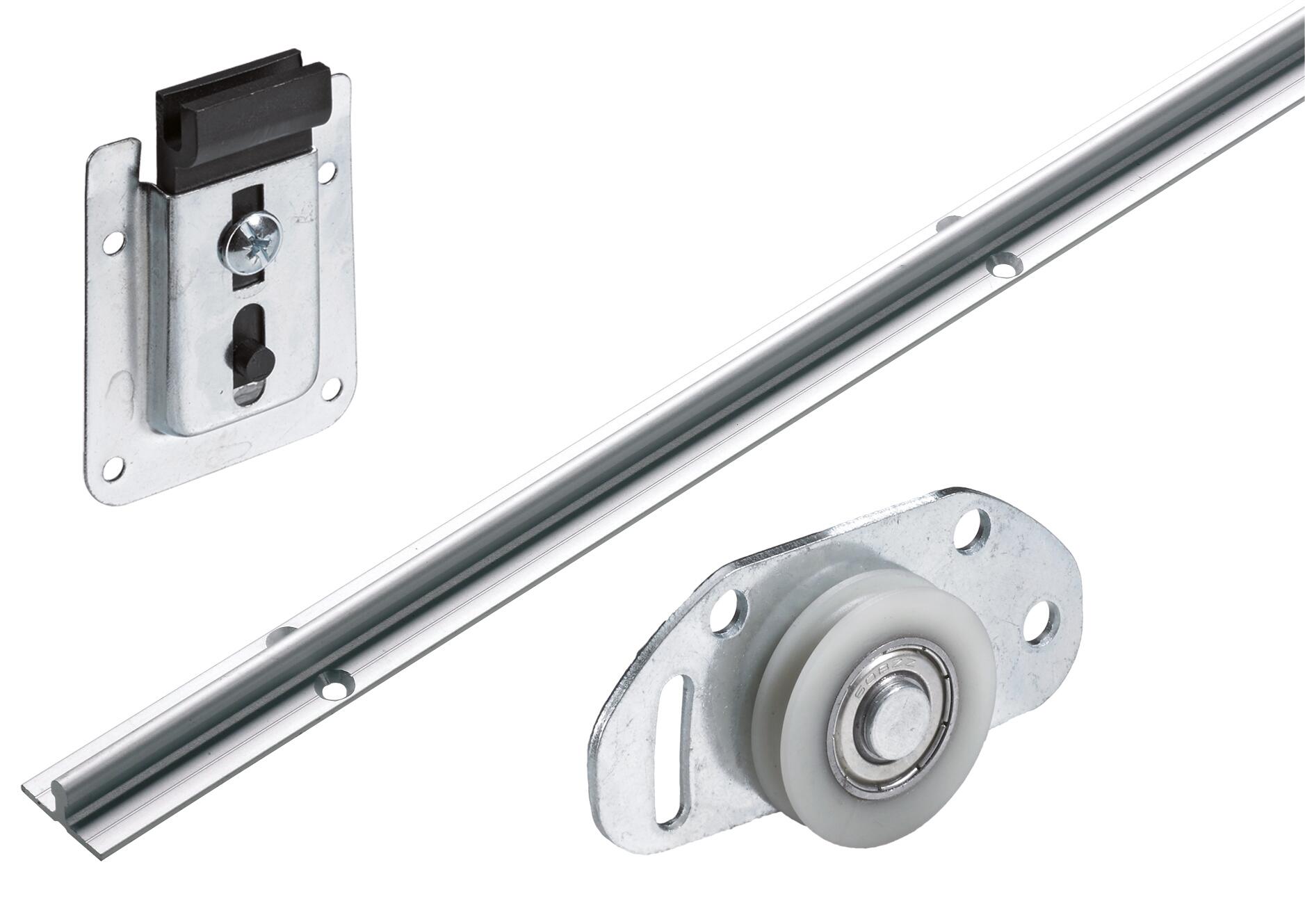 Kit montagem porta de correr HETTICH SET Nº12 PORTA CORRER INF 25KG - 2