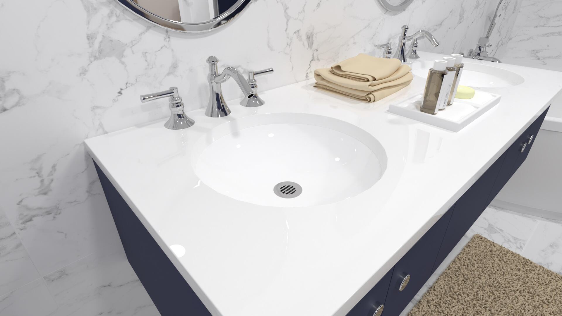 Bonde pour lavabo, chrome, Diam.32 mm, VALENTIN - 2