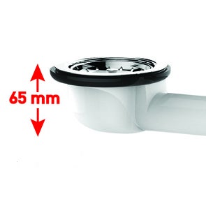 Vidage complet évier 2 cuves, VALENTIN Diam.90 mm - 5