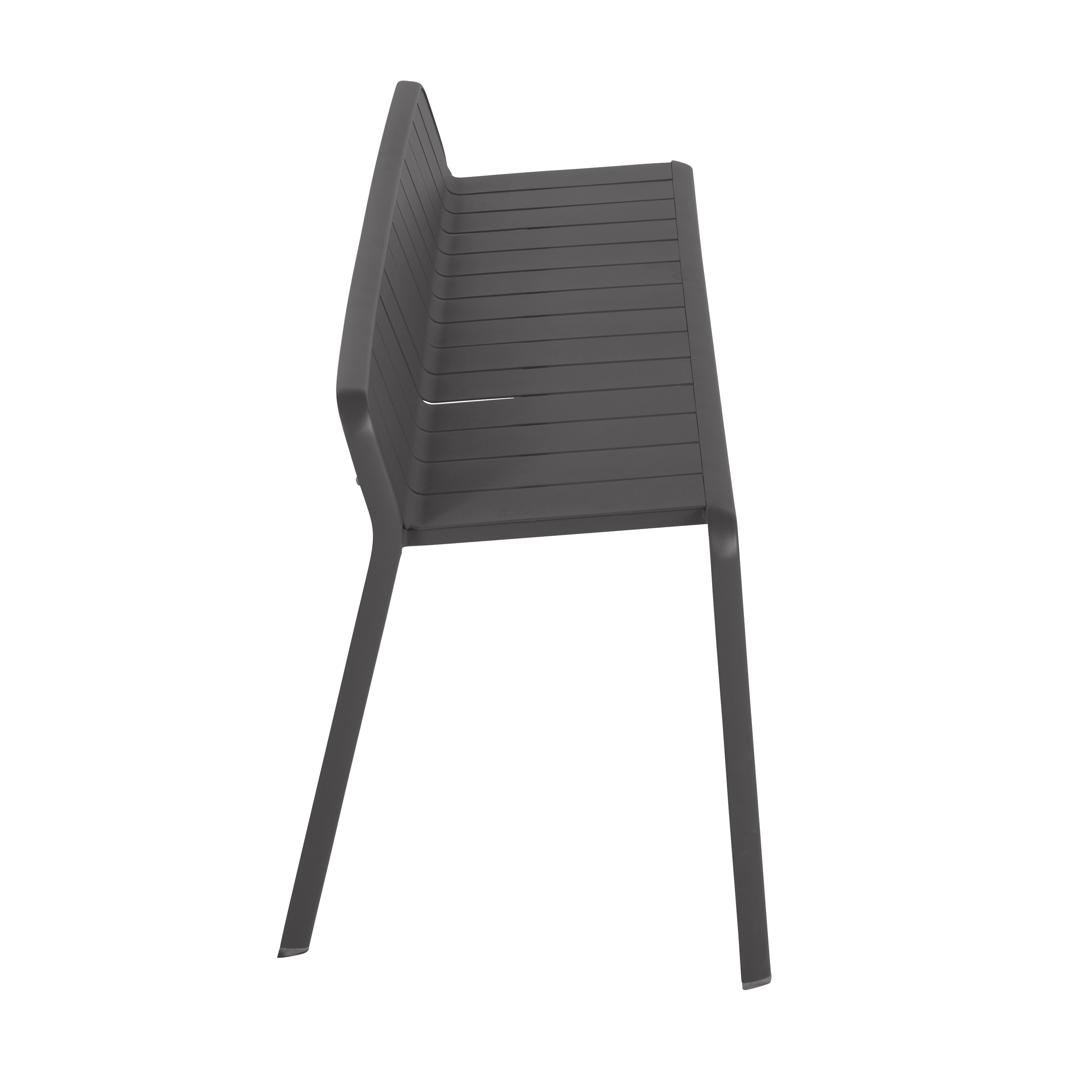 Panca da giardino in alluminio grigio Idaho NATERIAL, 2 posti - 7