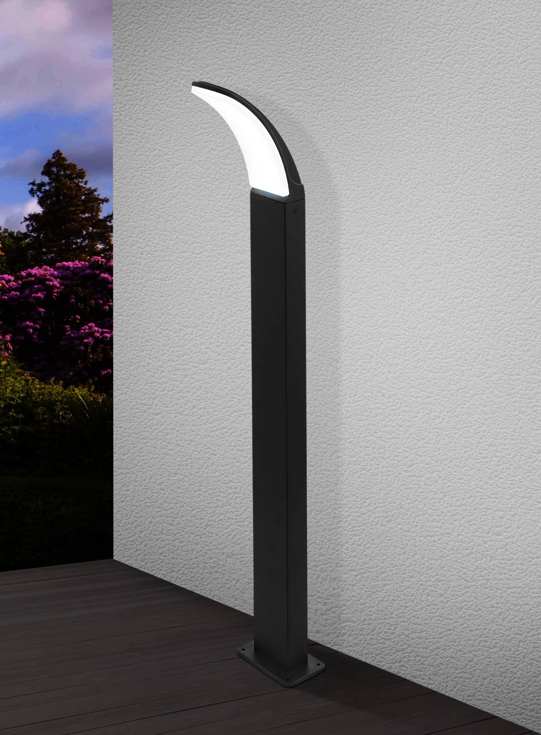 Lampione da giardino LED, Fiumicino H 90 cm, nero 1500 LUMEN, IP44 EGLO - 4