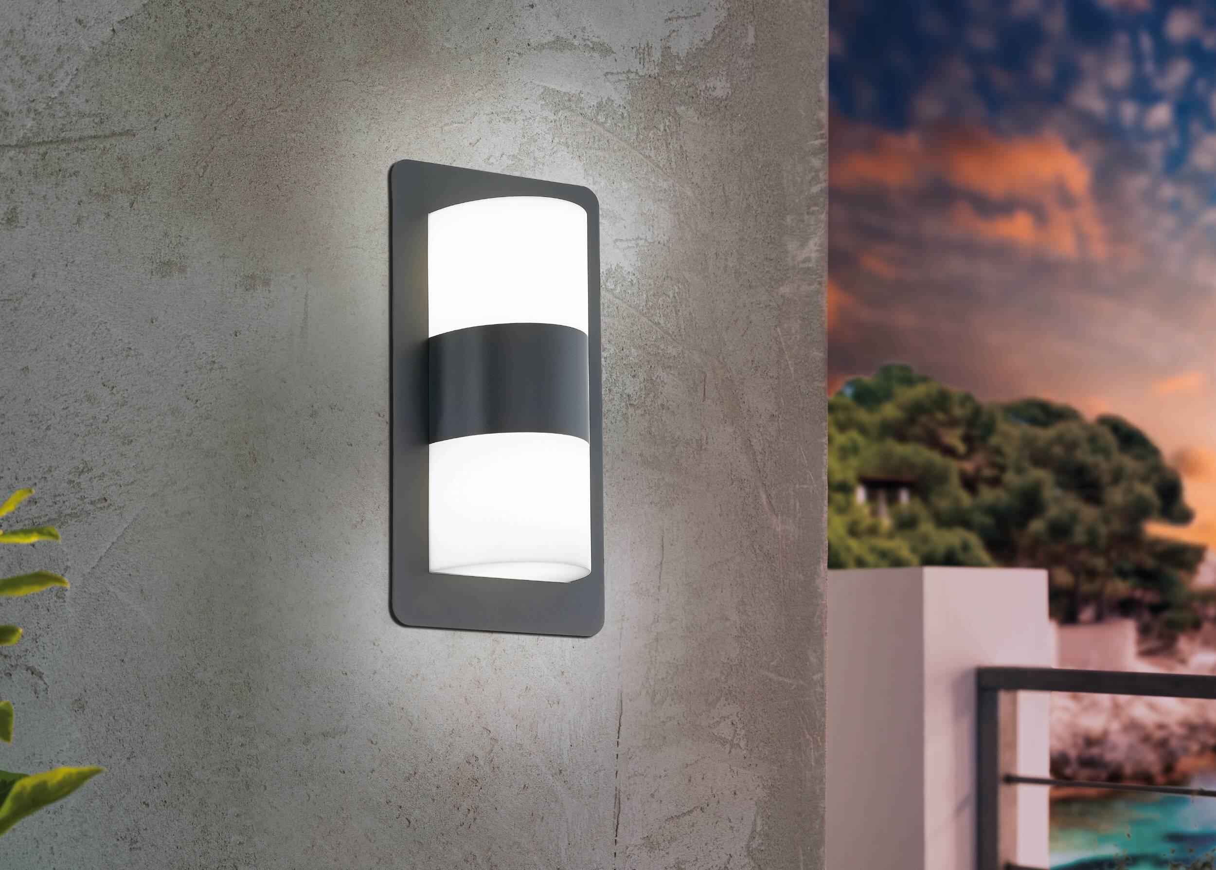 Applique da esterno Cisternia grigio IP44 2xE27 EGLO - 3